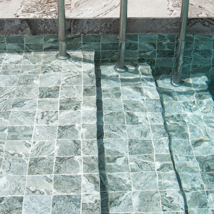 Mosaïque de piscine à Mougins
