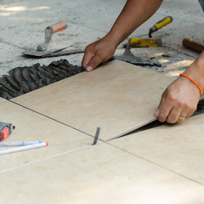 Carrelage extérieur à Mouans-Sartoux